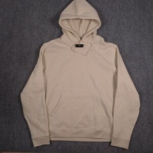 NWT DSG Classic Fleece Hoodie Mens Large Light Sand Pullover Kangaroo